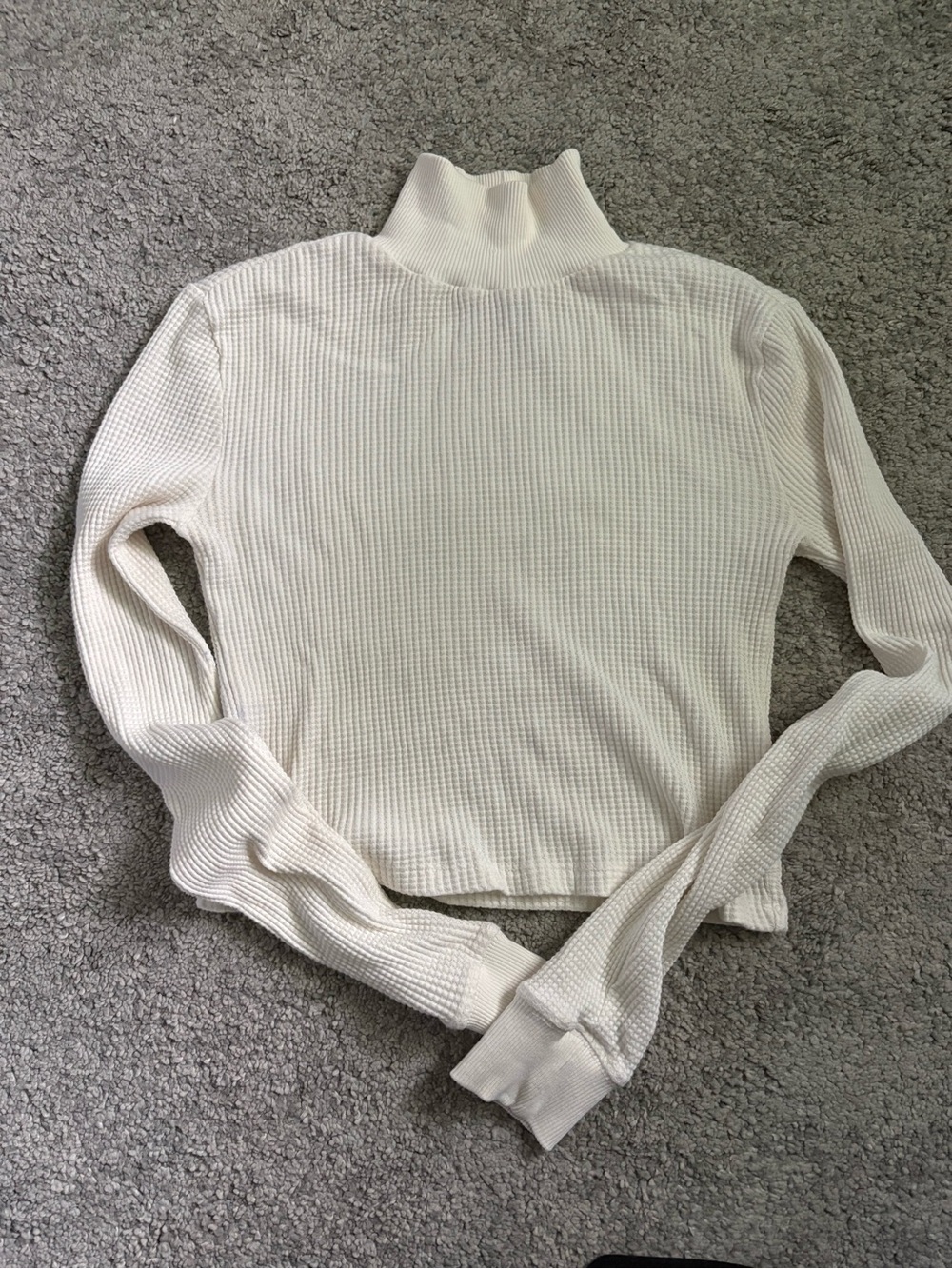 BDG Urban Outfitters Cream White Turtleneck Long Sleeve Top